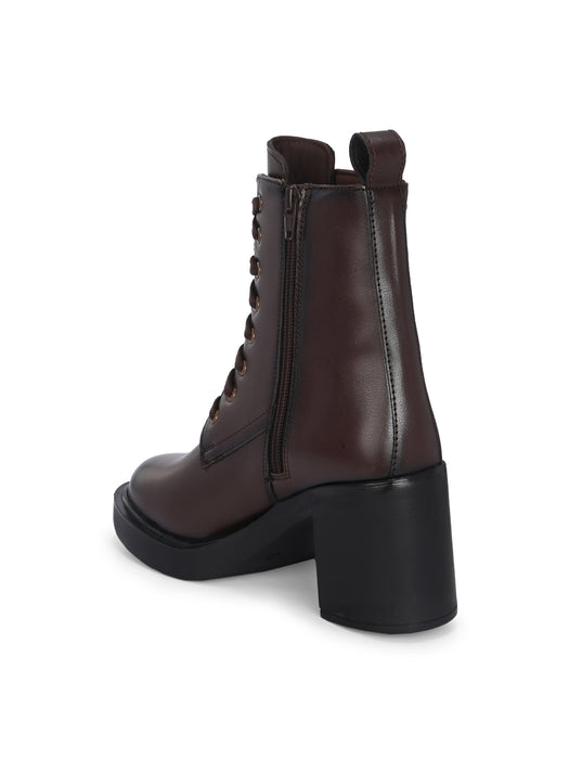 Indy Women High Heel Ankle Derby Boots