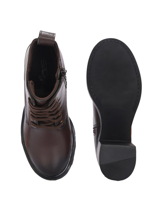 Indy Women High Heel Ankle Derby Boots