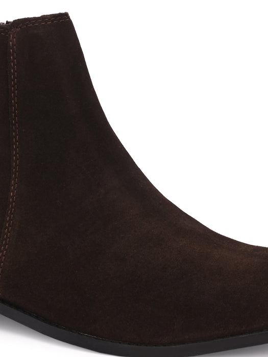 Tony Men's Suede Leather Chelsea Boots