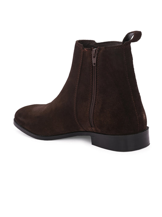 Tony Men's Suede Leather Chelsea Boots