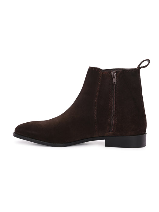 Tony Men's Suede Leather Chelsea Boots