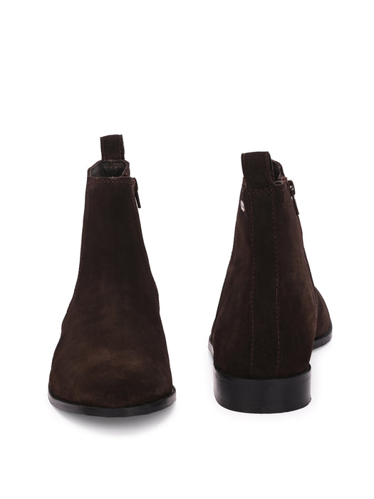 Tony Men's Suede Leather Chelsea Boots