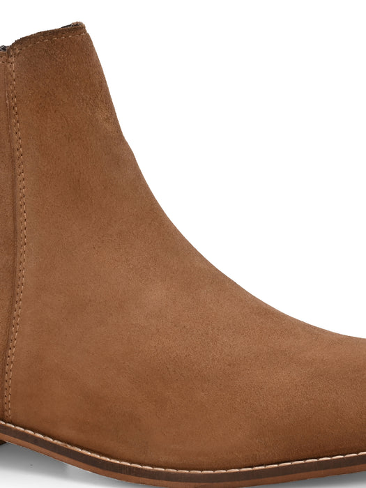 Tony Men's Suede Leather Chelsea Boots