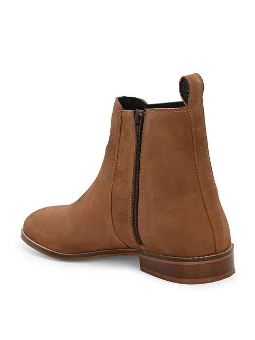 Tony Men's Suede Leather Chelsea Boots