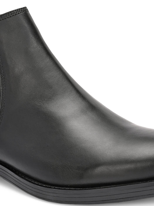 Vincenzo Mens Leather Chelsea Boots