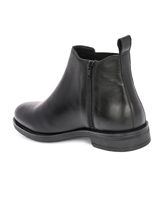 Vincenzo Mens Leather Chelsea Boots