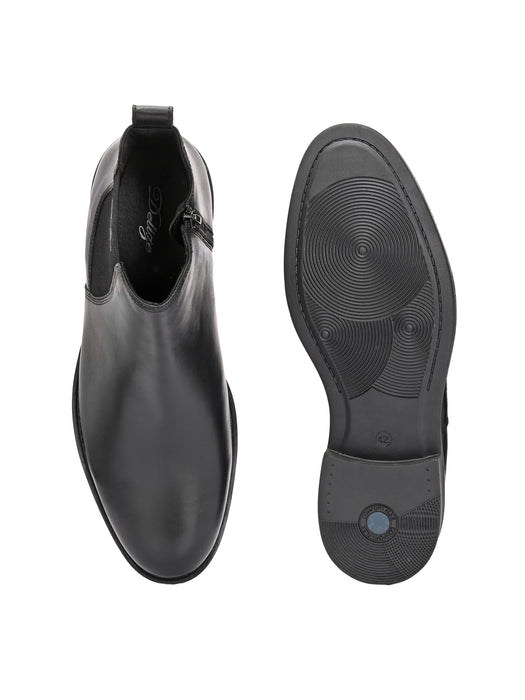 Vincenzo Mens Leather Chelsea Boots