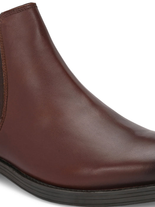 Vincenzo Mens Leather Chelsea Boots