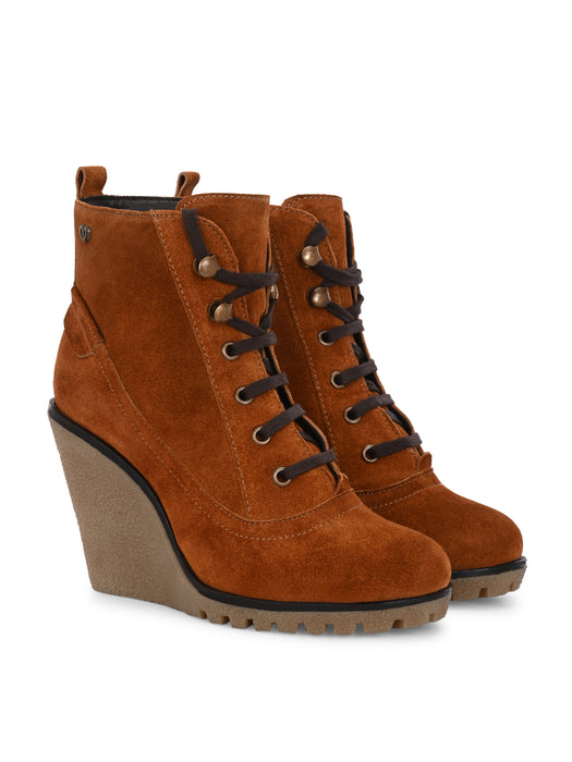 Clovis Women's Wedge Derby Ankle Boots