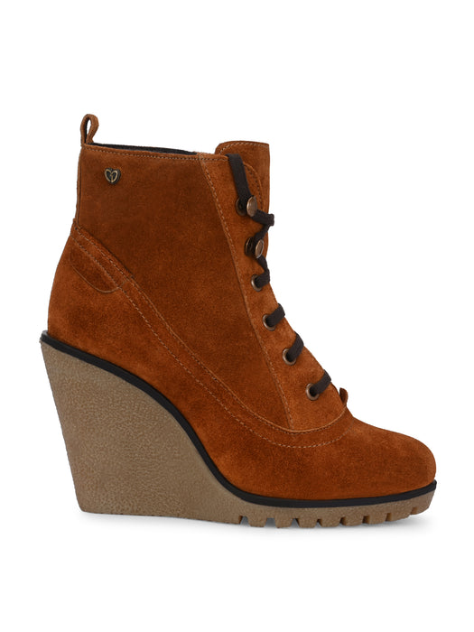 Clovis Women's Wedge Derby Ankle Boots