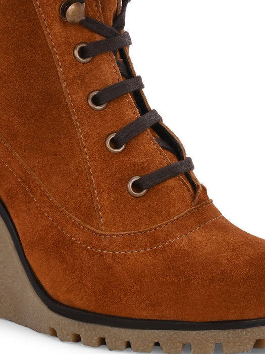 Clovis Women's Wedge Derby Ankle Boots