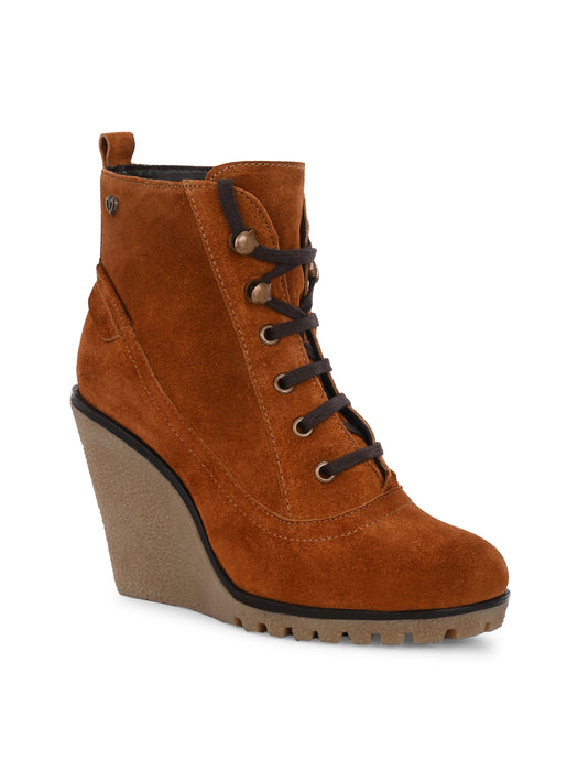 Clovis Women's Wedge Derby Ankle Boots