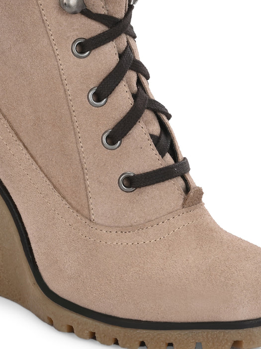 Clovis Women's Wedge Derby Ankle Boots