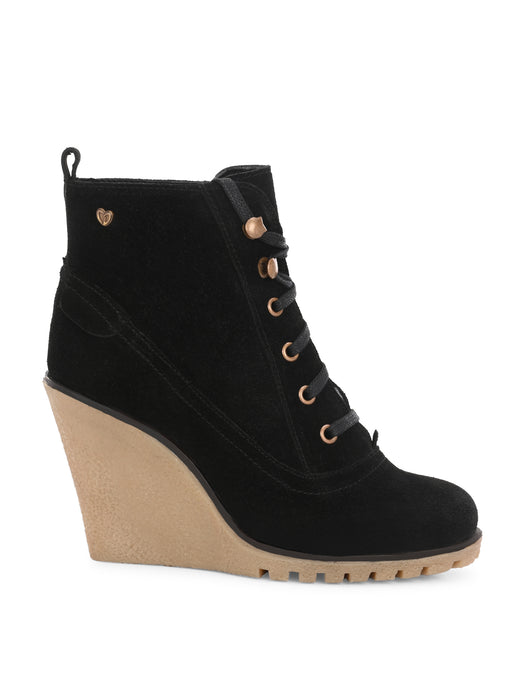 Clovis Women's Wedge Derby Ankle Boots