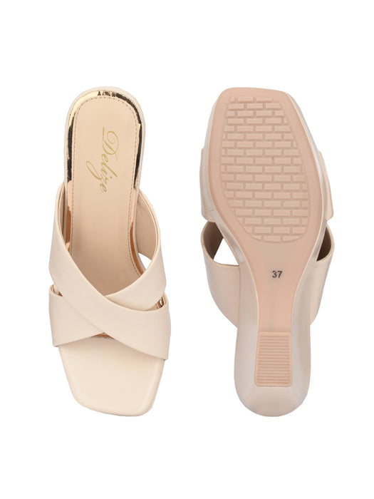 Cecilia Cross Strap Wedge Sandals