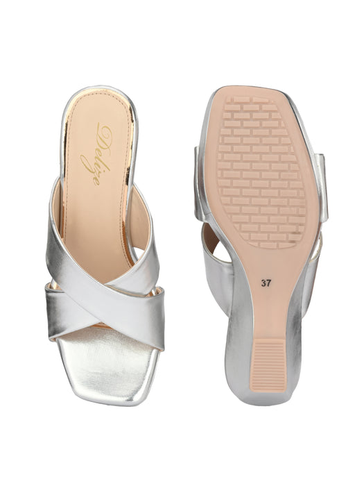 Cecilia Cross Strap Wedge Sandals