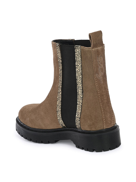 Scarlett Suede Ankle Chelsea Boots