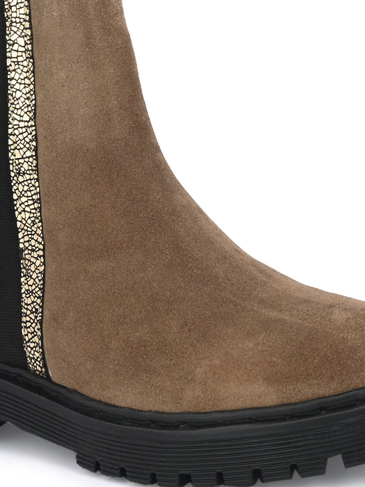 Scarlett Suede Ankle Chelsea Boots