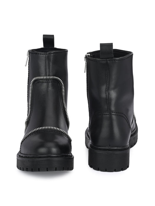 Scarlett Ankle Boot with Zip Detailing