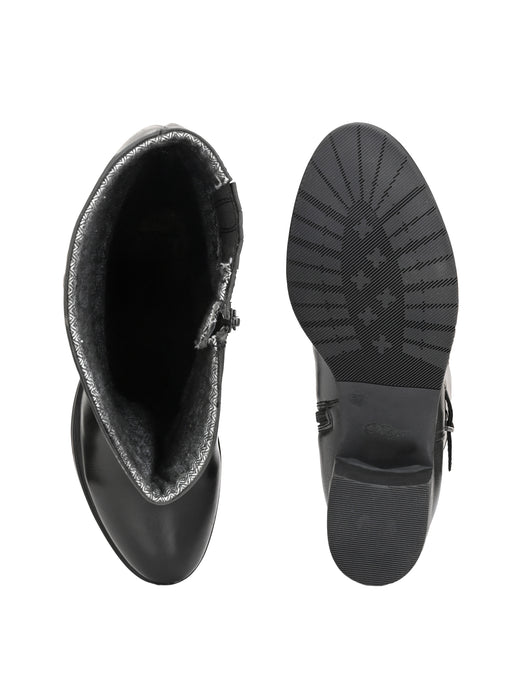 Sydney Long Boots with Ankle Buckle Strap
