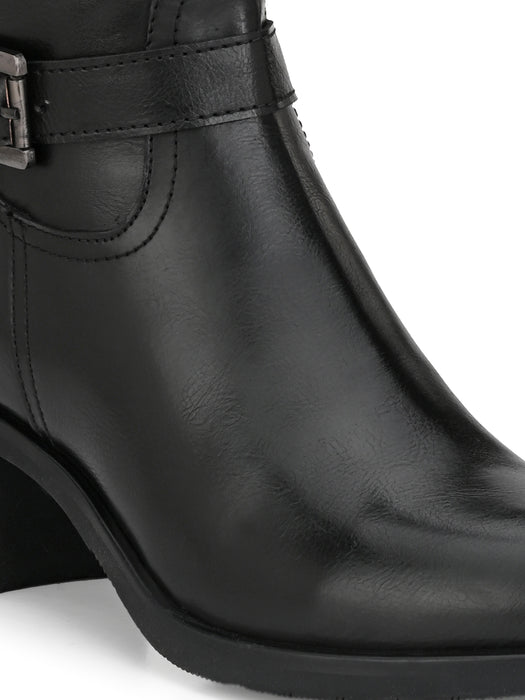 Sydney Long Boots with Ankle Buckle Strap