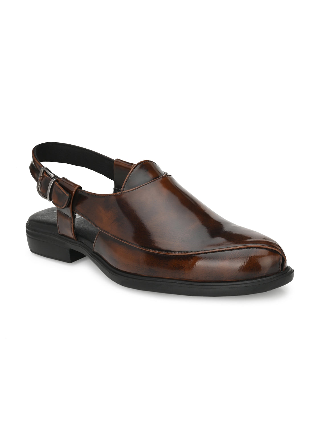 Buy Monk Story Black Classic Peshawari Sandals for Men Online  Tata CLiQ  Luxury