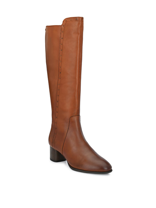 Helen Long Boot with Rivets