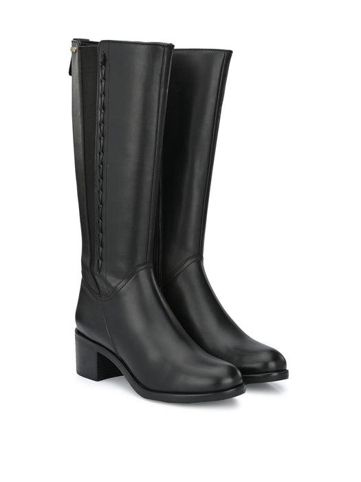 Sydney Long Boots with woven chain