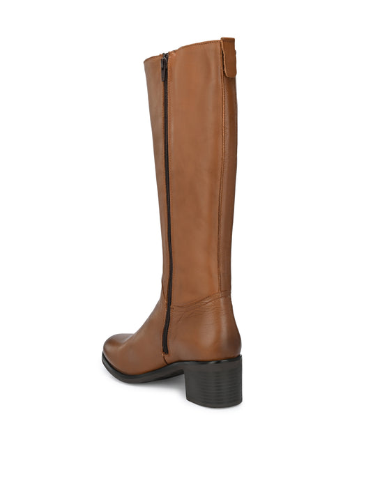 Sydney Long Boots with woven chain