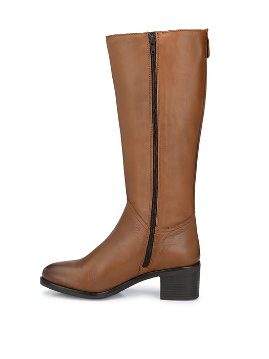 Sydney Long Boots with woven chain Delize