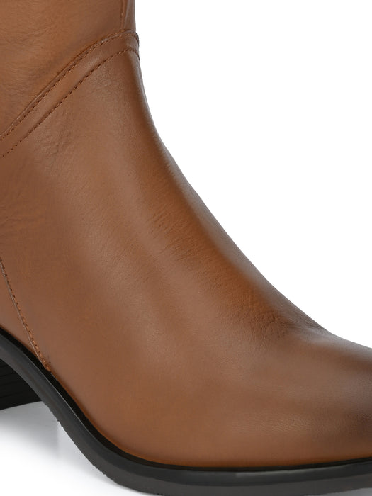 Sydney Long Boots with woven chain