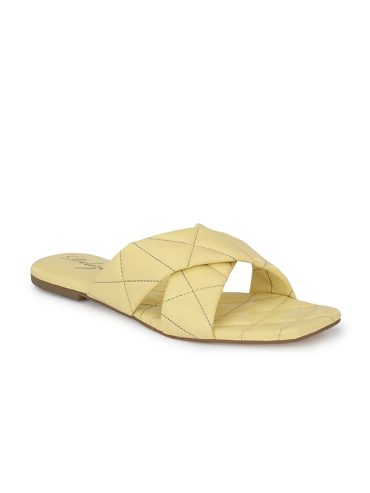 Cecilia Cross Strap Slides