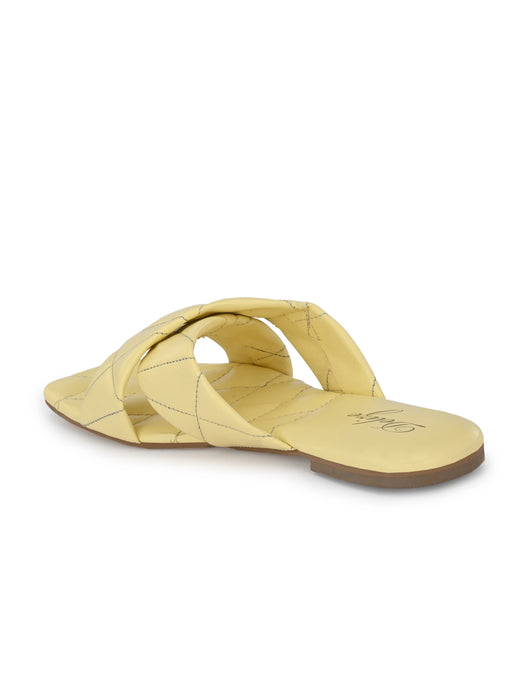 Cecilia Cross Strap Slides