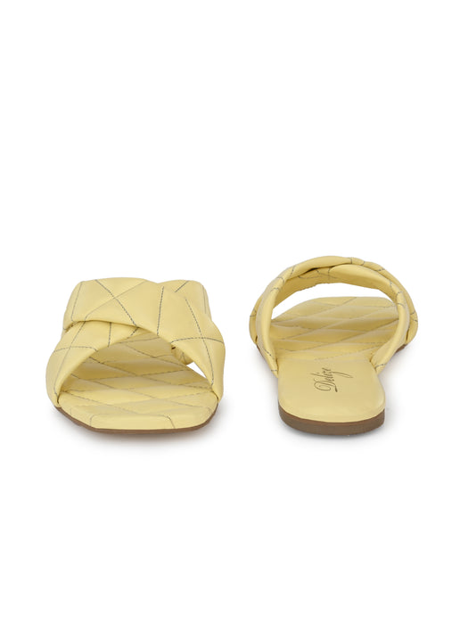 Cecilia Cross Strap Slides