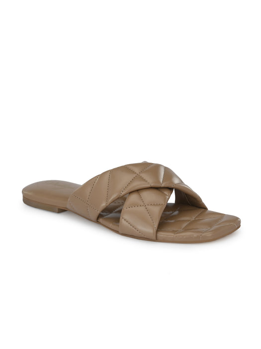 Cecilia Cross Strap Slides