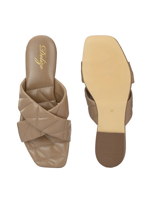 Cecilia Cross Strap Slides