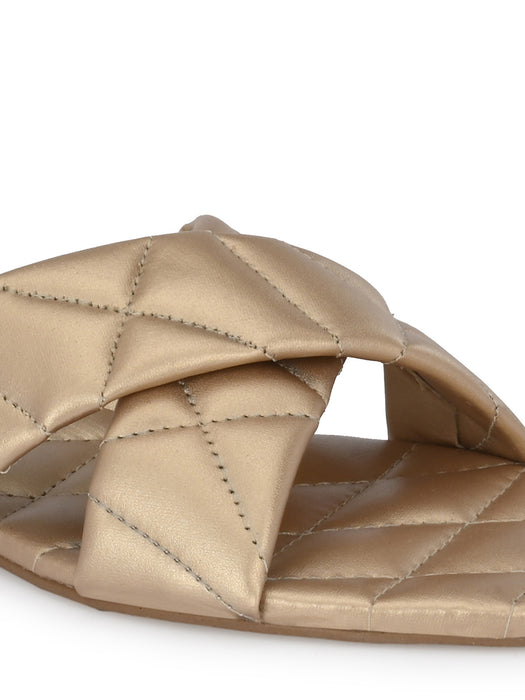Cecilia Cross Strap Slides