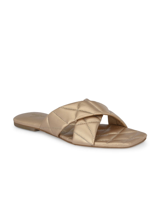 Cecilia Cross Strap Slides