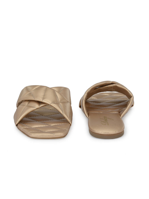 Cecilia Cross Strap Slides