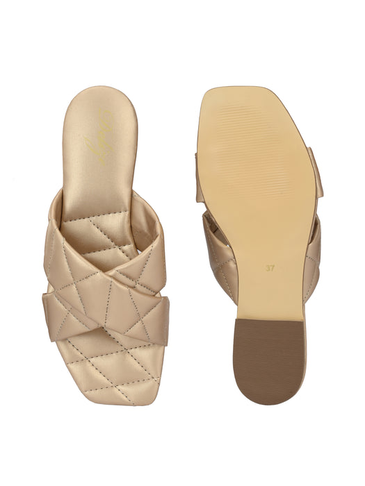 Cecilia Cross Strap Slides