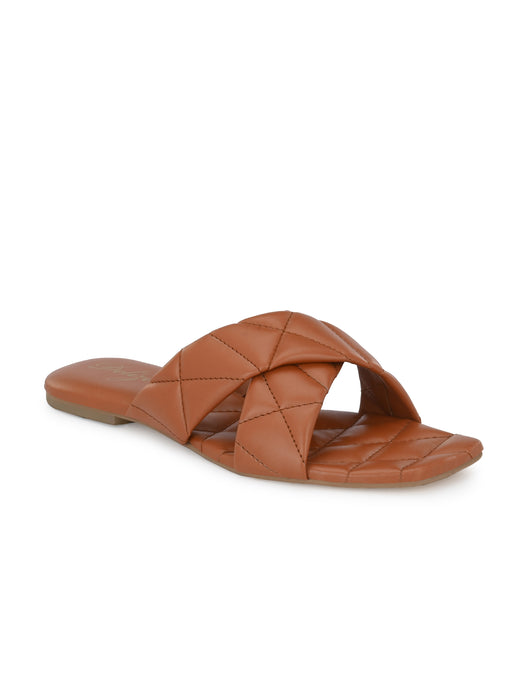 Cecilia Cross Strap Slides