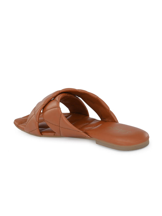 Cecilia Cross Strap Slides