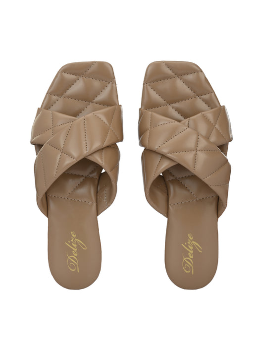 Cecilia Cross Strap Slides
