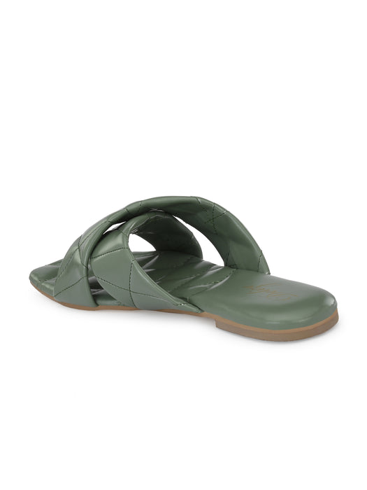 Cecilia Cross Strap Slides