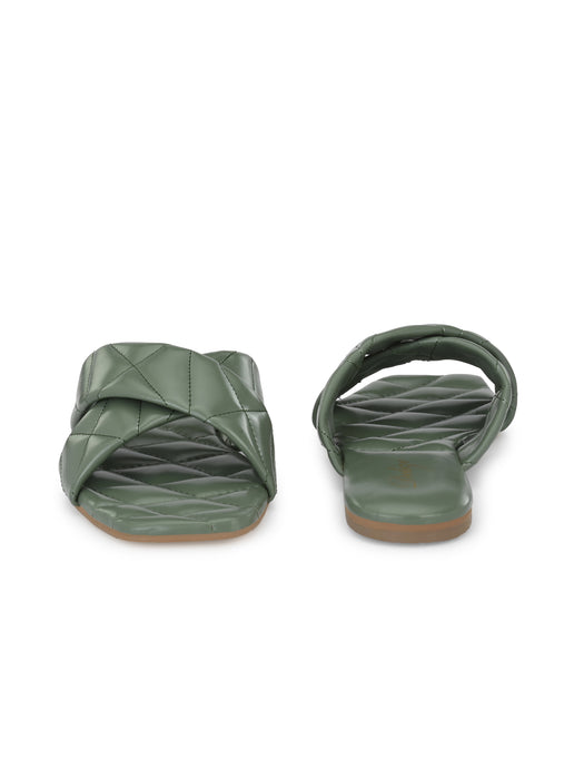 Cecilia Cross Strap Slides