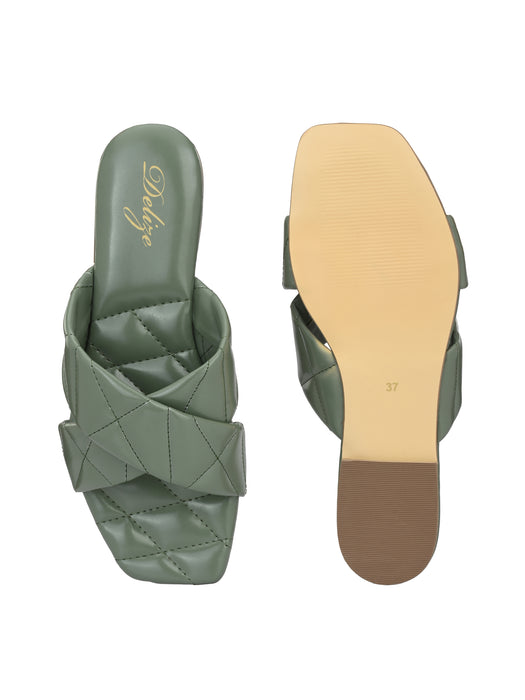 Cecilia Cross Strap Slides
