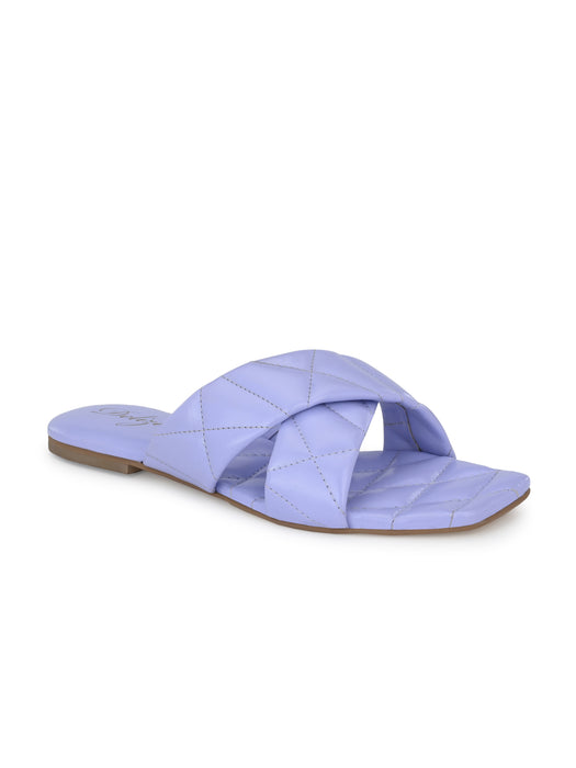 Cecilia Cross Strap Slides