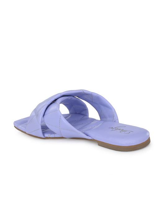 Cecilia Cross Strap Slides