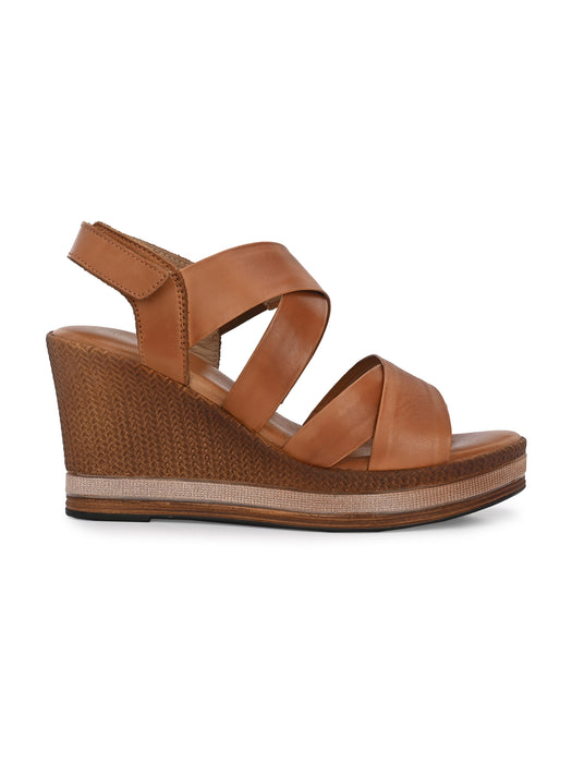 Claire Double Cross Strap Wedges
