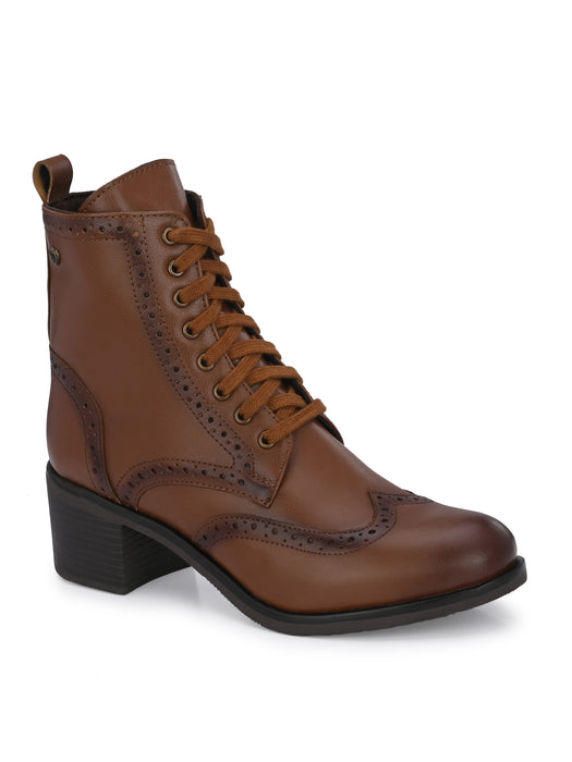 Sydney Women's Ankle Brogue Derby Boots